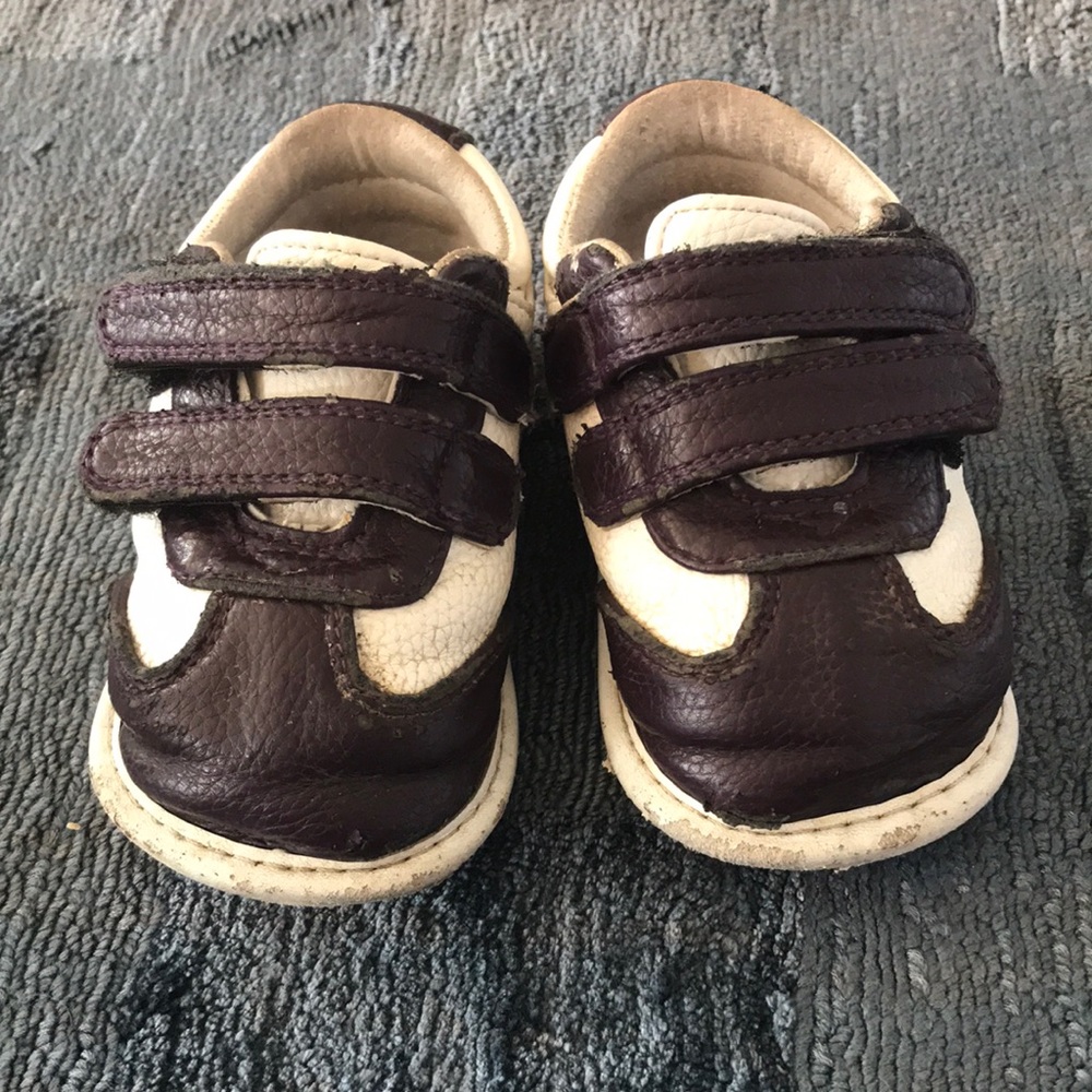 Jack and Lily My Shoes Purple and White Sneaker 18-24 months